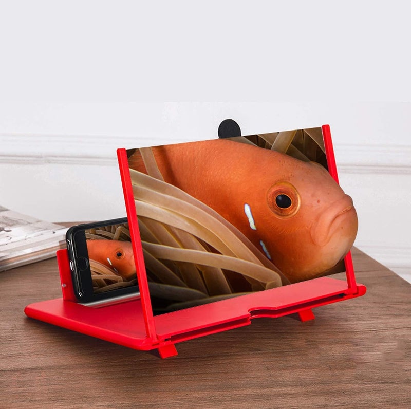 Anti-Radiation Shield - 3D HD Mobile Screen Magnifier with Flexible Foldable Holder, Enhances Visual Clarity for Videos, Compatible with iOS and Android Phones, Reduces Eye Fatigue During Long Usage - Image 4