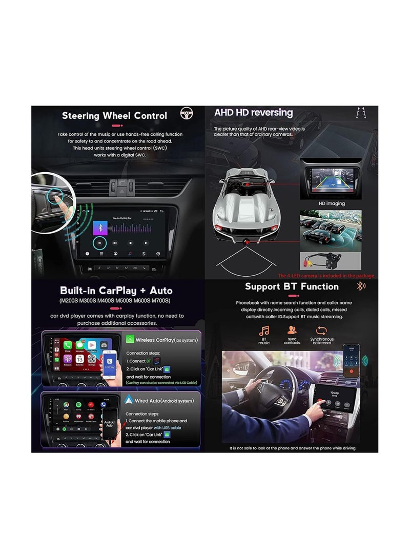 SHEZA STAR Android Car Stereo for Hyundai i10 2013 2014 2015 2016 2GB RAM 32GB ROM 9 Inch Apple Carplay, MirrorLink WiFi BT, DSP IPS Touch Screen with AHD Camera Included - Image 5
