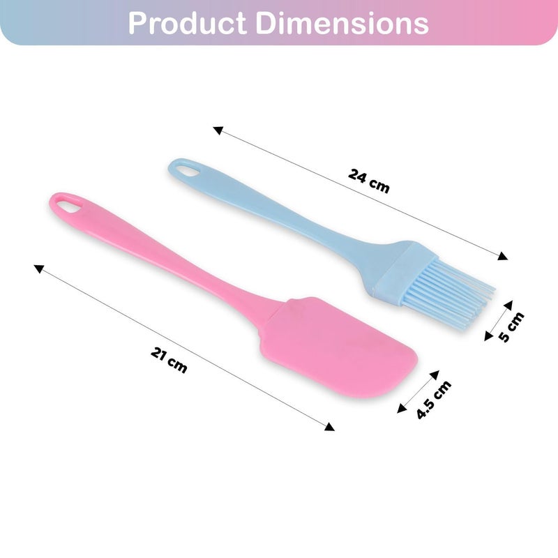 ITUSHA 3 Air Fryer Silicone Liners & 3 Air Fryer Accessories - 7.5 inch (3-5 Qt+) Silicone Baskets/Pots/Liners with Oven Mitts, Basting Brush and Tongs (Multicolour) (RD SQ TBG) - Image 1