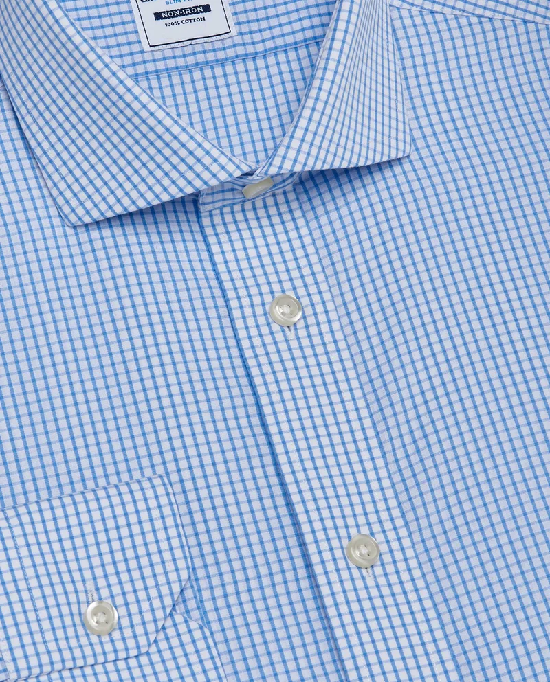 Camicissima Checked Poplin Non Iron Shirt