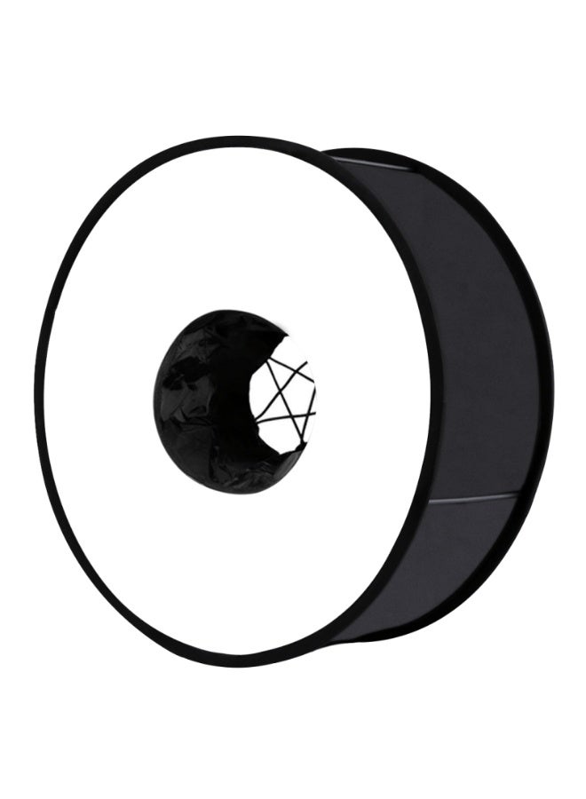 بولوز صندوق إضاءة ناعم دائري بحجم 45 سم للتصوير الماكرو والبورتريه – موزع ضوء فلاش SpeedLite قابل للطي - Image 2