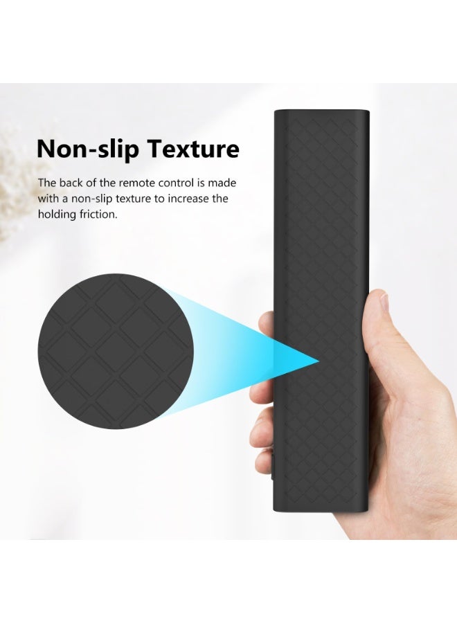 جديد لـ Hisense ERF6A80 ERF6G80H ERF6F80H و U6N U7N U8N U9N S7N سلسلة 4K UHD التحكم عن بعد حالة حماية السيليكون ، مكافحة سقوط الغبار واقي الأكمام (أسود) - Image 4