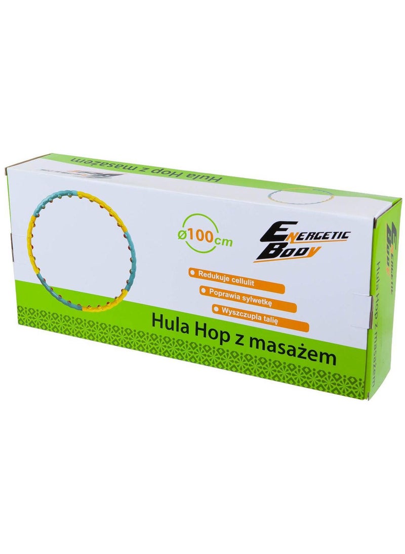 Spall - Fitness Hula Hoop Adult Removeable Hula Hoop Massage Circle Fat Burning And Aerobic Training Healthy Sports  Life Insurance 6 Removeable Sections - Image 1
