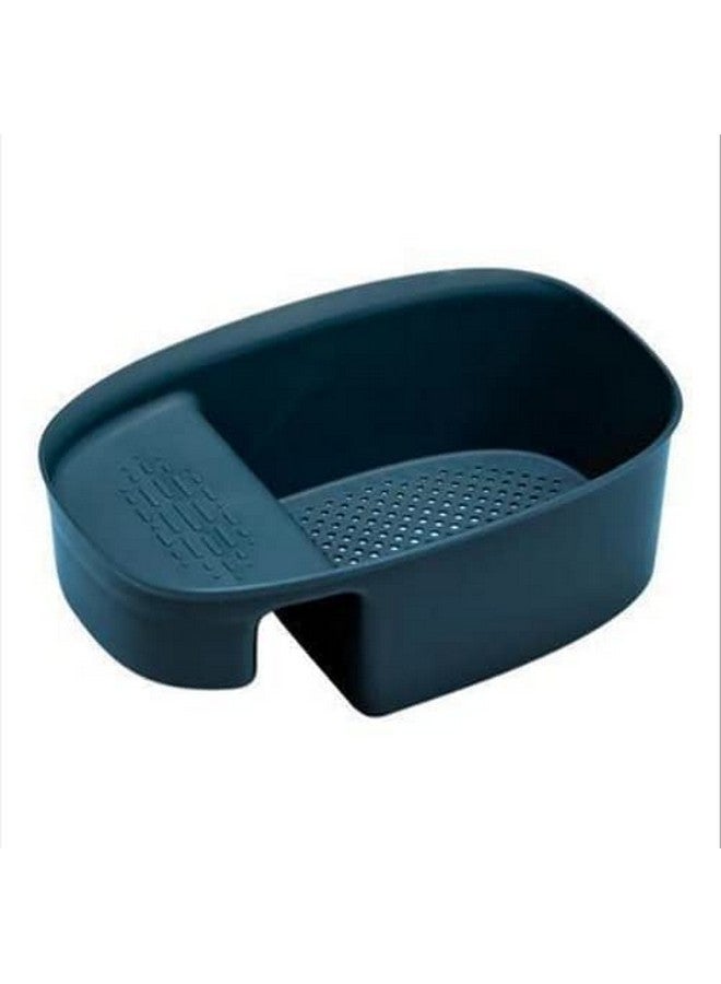 Black Olive مصفاة حوض الزيتون الأسود، مصفاة شبكية متعددة الوظائف على شكل سرج، مصفاة طعام زاوية فوق الحوض لنفايات المطبخ، الخضار، الفواكه (عبوة من 1)(متعددة الألوان) - Image 1