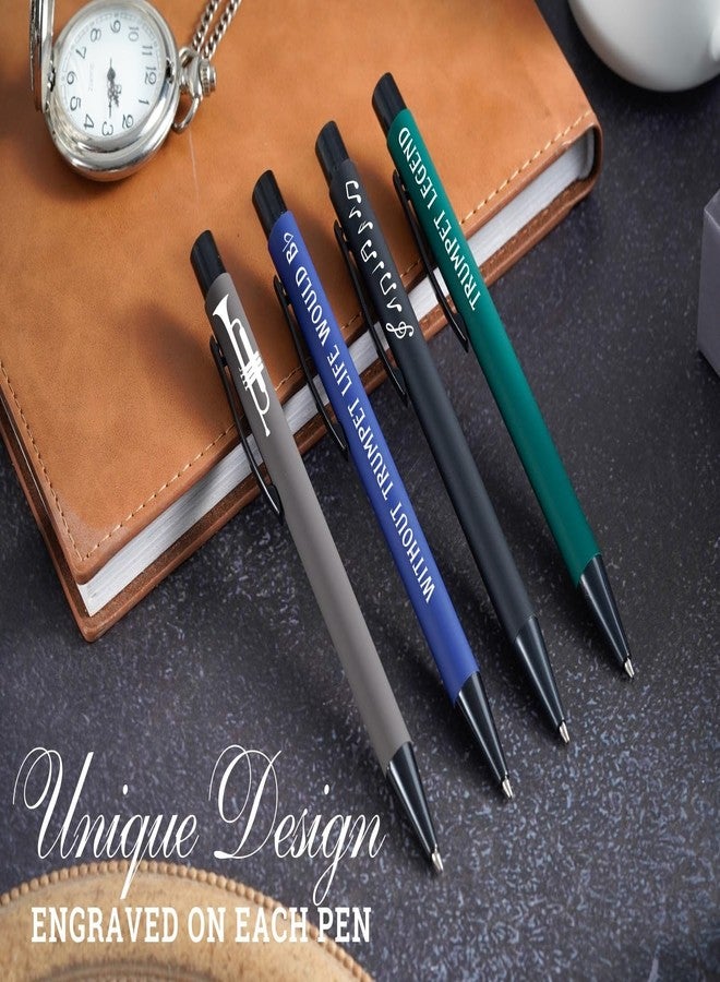 InnoBeta Trumpet Gifts Ballpoint Pen Set of 4, Gifts for Birthday, Christmas - Image 2