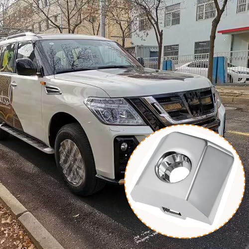 DSkoiph Door Handle Key Hole Bezel Cover, Keyhole Frame Cover 80647-ZC00A 80647-9FU0B Compatible with Nissan Armada Titan, Infiniti QX56 - Image 2