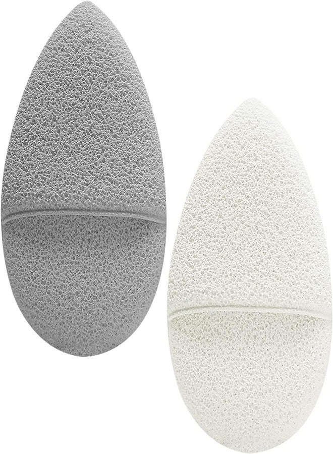 Ruby Face Rubyface 2 Pcs Facial Finger Sponge, Deep Pore Cleansing And Exfoliating Blackheads, Daily Facial Cleansing, Makeup Remover, Glove Bath Sponge, Suitable For All Skin Types, Reusable Facial Sponges for Women girls - Image 2