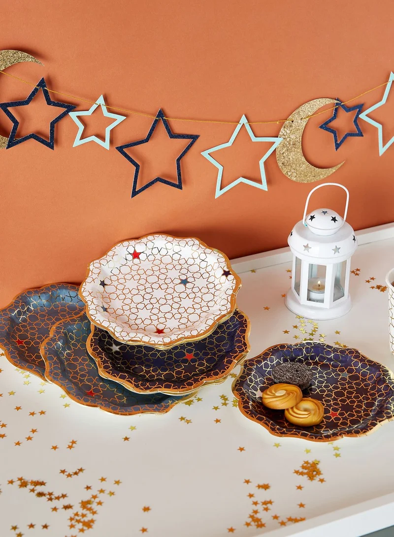 Party Camel 12 Pack Star Pattern Plates