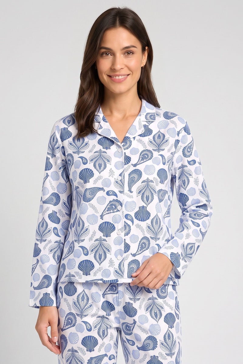 Marilyn Monroe Women 2 Pieces Graphic Print Long Sleeve Top And Bottom Pajama Set, Multicolor - Image 2
