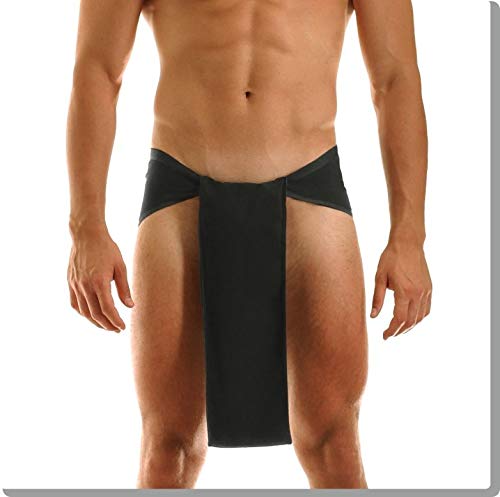 Golden Drops 2 X Indian Traditional Underwear Langot Supporter loincloth Cotton black - Image 2