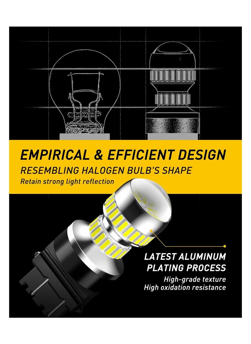 Led Tail Lights Bulb, 2Pcs T20 7440 7443 High Brightness Reverse Light Bulb Tail Light Running Light Brake Light, 400% Brightness. Enhance Your Car/RV/Trailer/Camper's Visibility