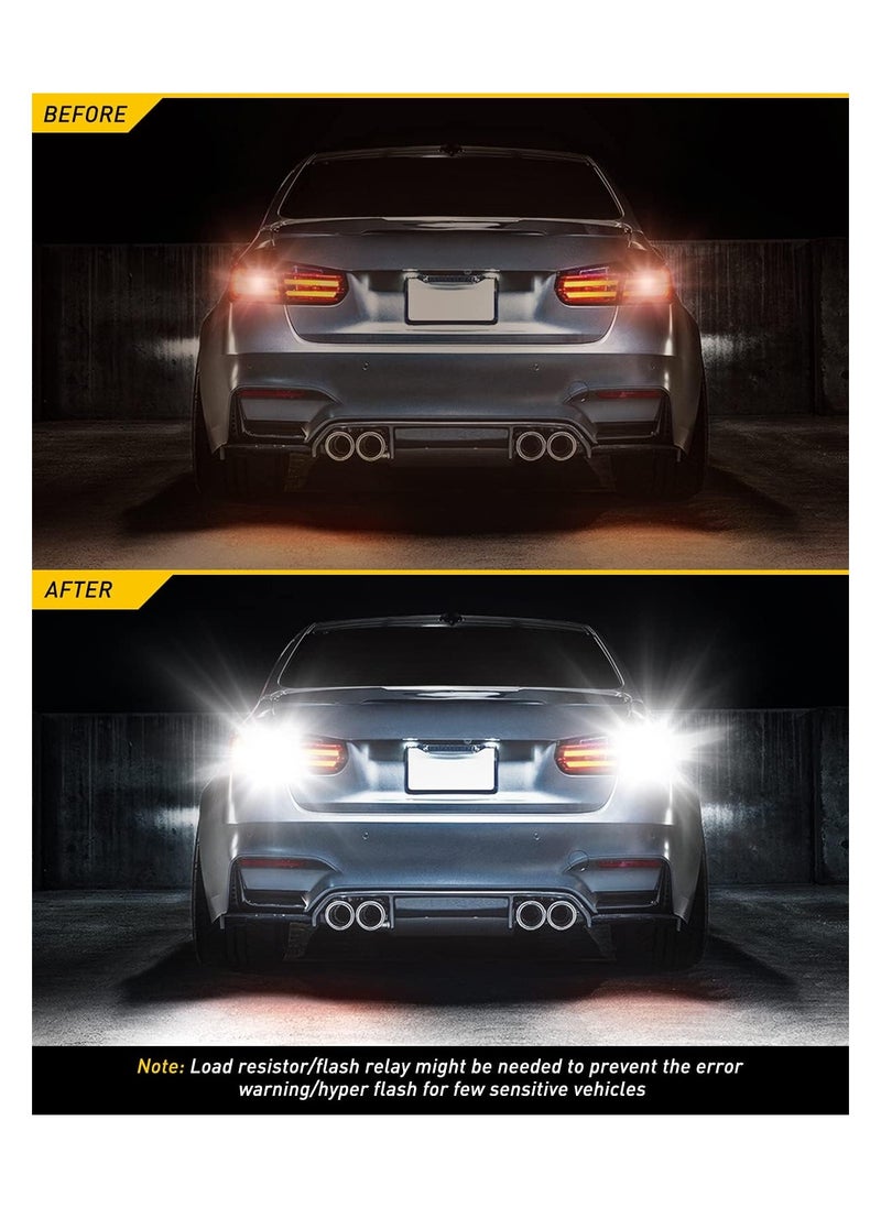 Led Tail Lights Bulb, 2Pcs T20 7440 7443 High Brightness Reverse Light Bulb Tail Light Running Light Brake Light, 400% Brightness. Enhance Your Car/RV/Trailer/Camper's Visibility