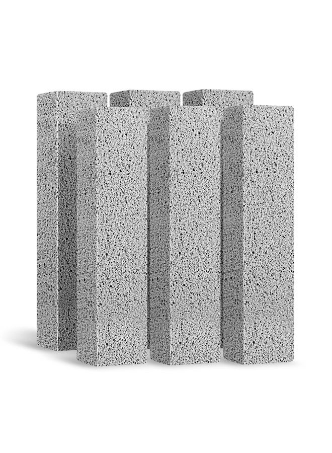 Lenicany 6Pack Pumice Stone for Toilet Cleaning Bowl Stick,Powerfully Cleans Hard Water Rings, Calcium Buildup & Stains, Suitable for Cleaning Toilet, Bathtubs, Kitchen Sink, Grill - Image 1