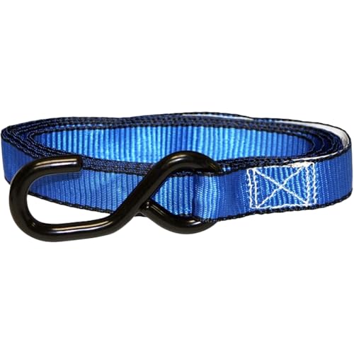 Everest Premium Ratchet Tie Down – 1 PK – 1 IN – 6 FT – 300 LBS Working Load – 900 LBS Break Strength – Cambuckle Alternative – Cargo Straps Perfect for Moving Appliances, Lawn Equipment and Motorcycles - Image 2