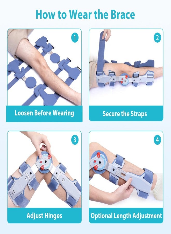 KD Post Op Hinged ROM Knee Brace for ACL, MCL, PCL & Arthritis Recovery - Image 5