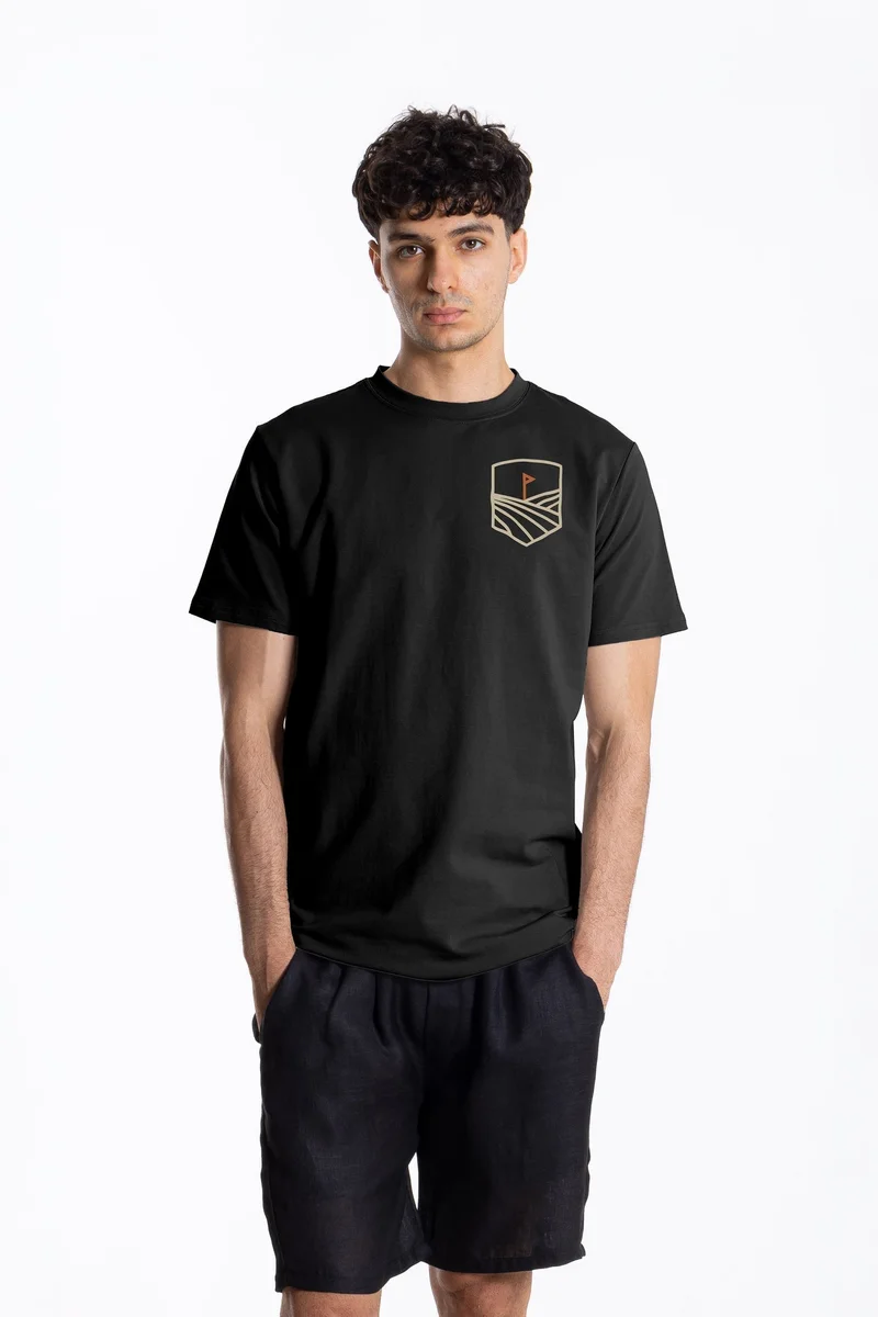 شايبس تيشيرت بطبعة من مزيج القطن