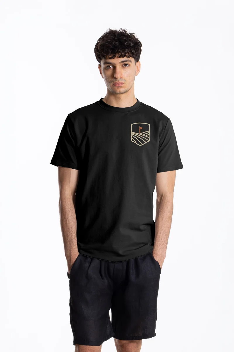 شايبس تيشيرت بطبعة من مزيج القطن