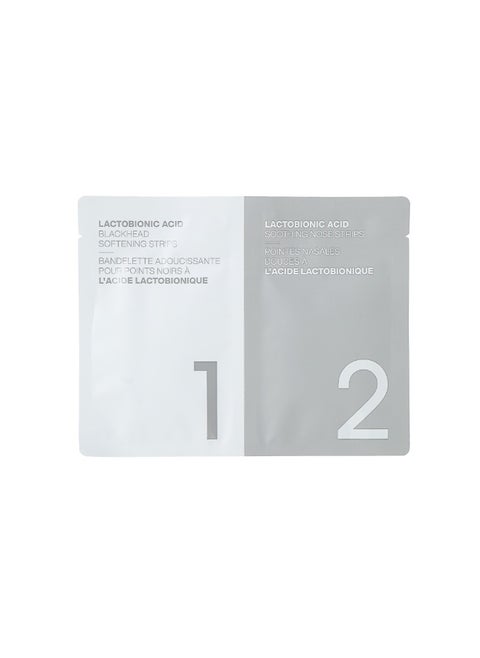 A blackhead remover set featuring lactobionic acid to gently exfoliate and unclog pores.