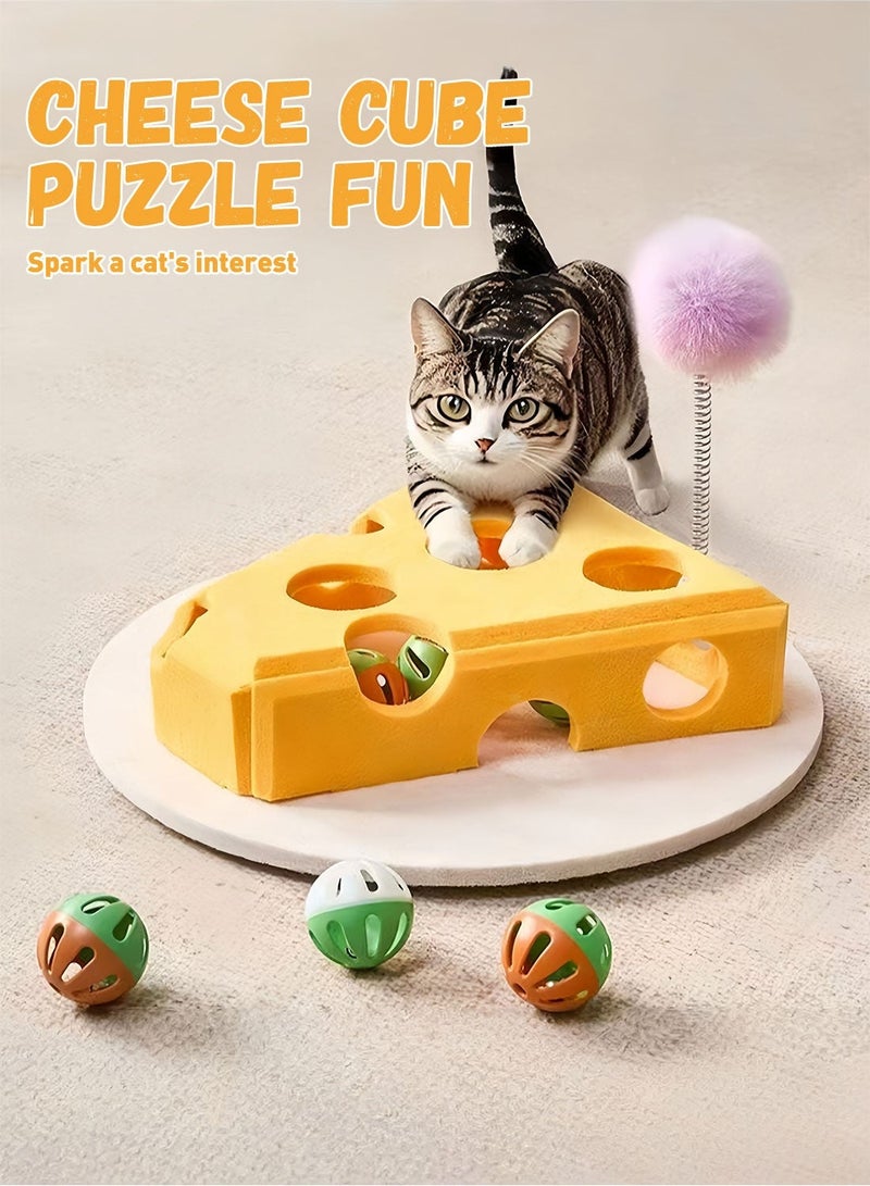 كيدل ألعاب للقطط، أدوات تسلية ذاتية، صندوق ألعاب ألغاز تتطلب مجهودًا بدنيًا، ألعاب حفر مسارات للقطط - Image 4