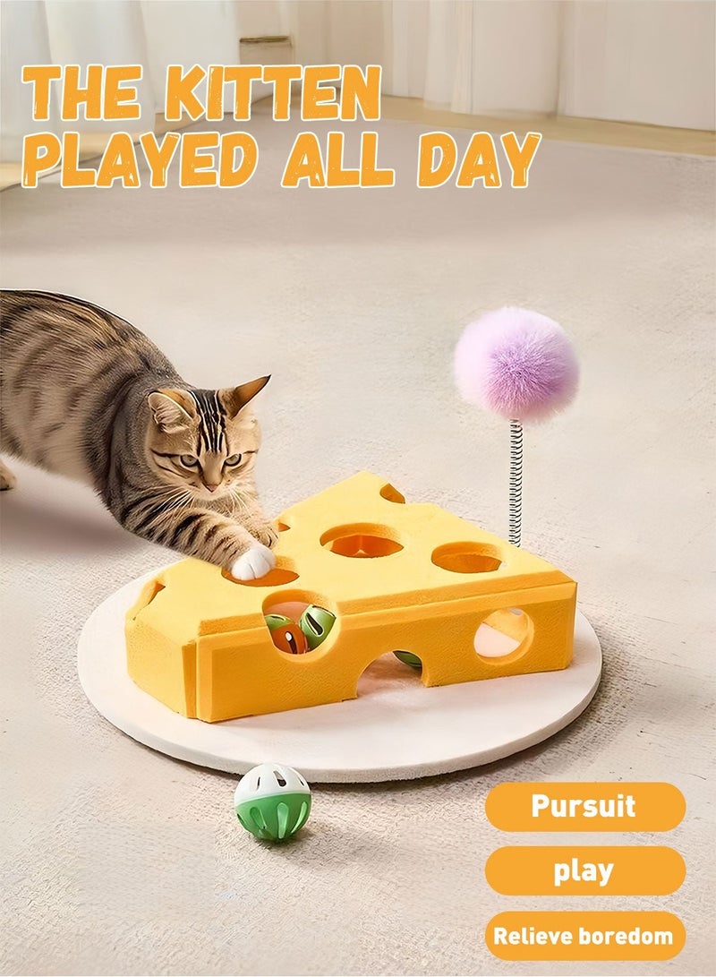 كيدل ألعاب للقطط، أدوات تسلية ذاتية، صندوق ألعاب ألغاز تتطلب مجهودًا بدنيًا، ألعاب حفر مسارات للقطط - Image 5