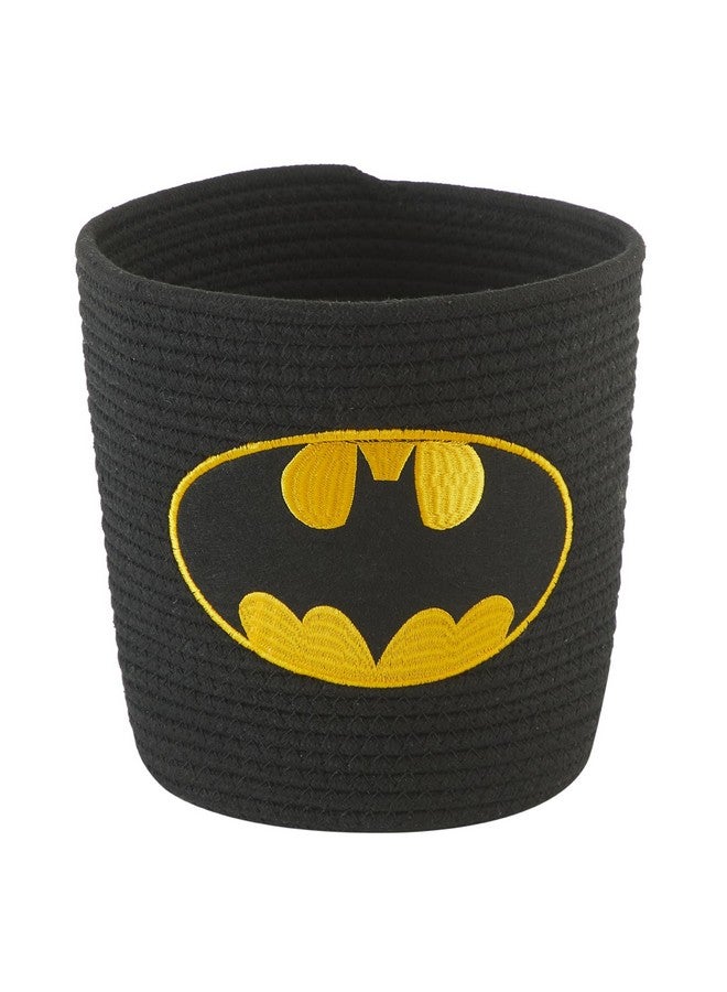 Idea Nuova سلة تخزين حبل باتمان من إيديا نوفا، 10" ارتفاع × 10" عرض، منظم زخرفي ووظيفي لغرفة الأطفال أو الحضانة - Image 1