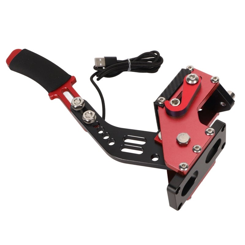 USB Handbrake 64 Bit Non-Contact Hall Sensor Racing Game Handbrake - Plug and Play CNC Aluminum for PC Racing Simulators - Image 2