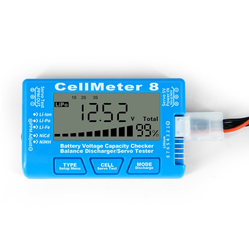 Digital Battery Checker: Blue ABS Material, LCD Backlight Display, Portable Handheld Battery Tester - Multi-Type Battery Support, Voltage & Capacity Detection for Electronic Tool Users - Image 4