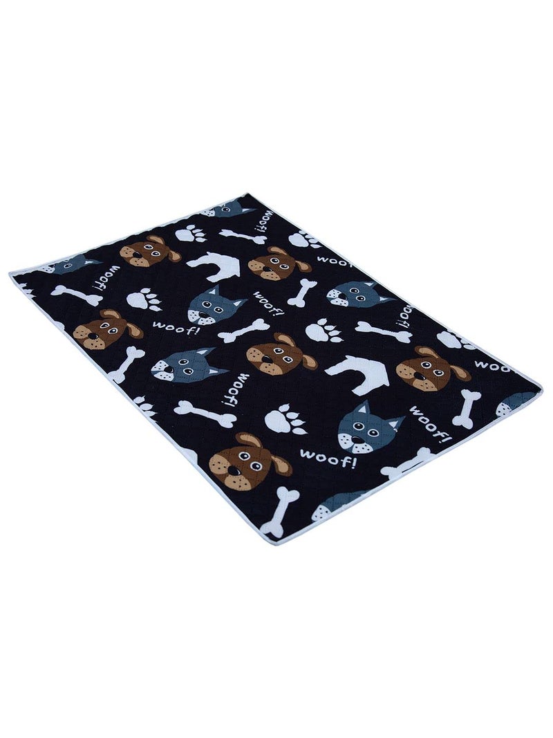 AAZEEM Soft Light Weight Mat for Dogs,Cats & Pets, (Size-M),Black - Image 1