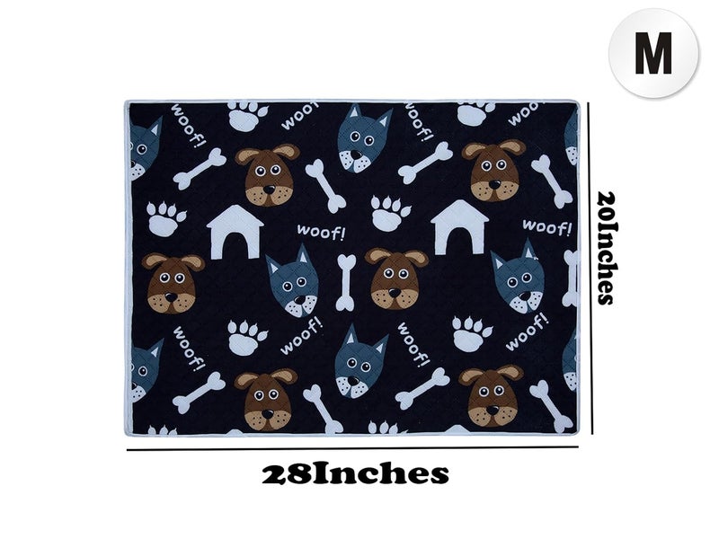 AAZEEM Soft Light Weight Mat for Dogs,Cats & Pets, (Size-M),Black - Image 3