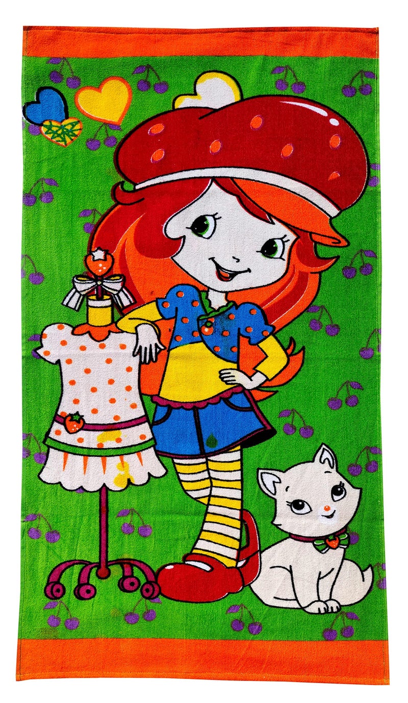 Mandhania Cotton Cartoon Printed Kids Bath Towels for Boys N Girls (Multicolour, Pack of 2) - Image 2