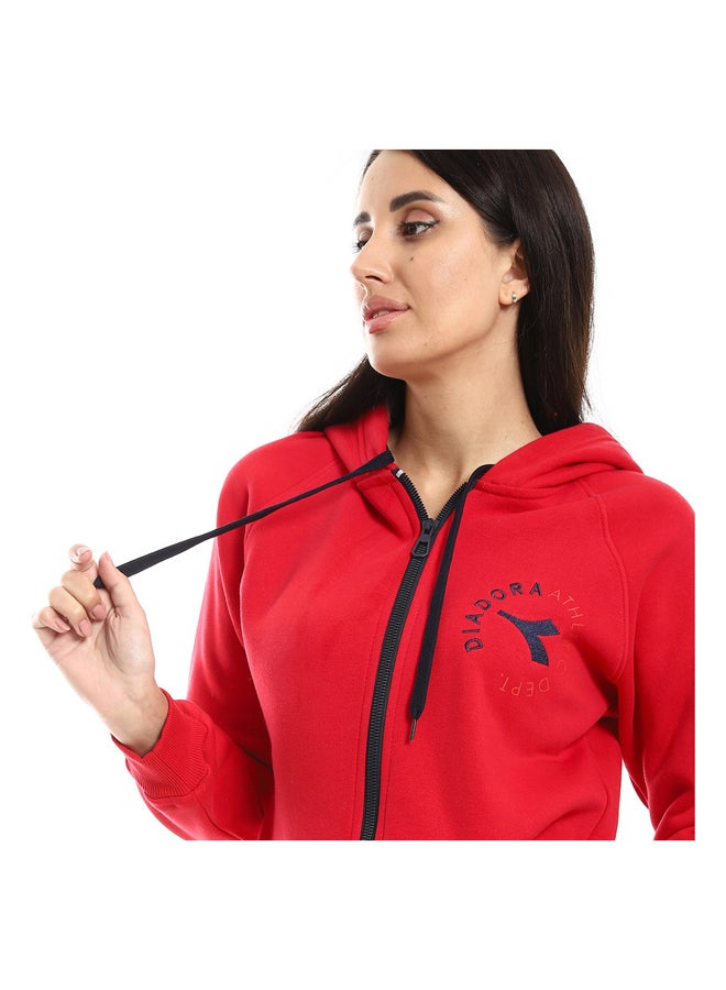 DIADORA Zipped Hoodie Sweatshirt - Image 4