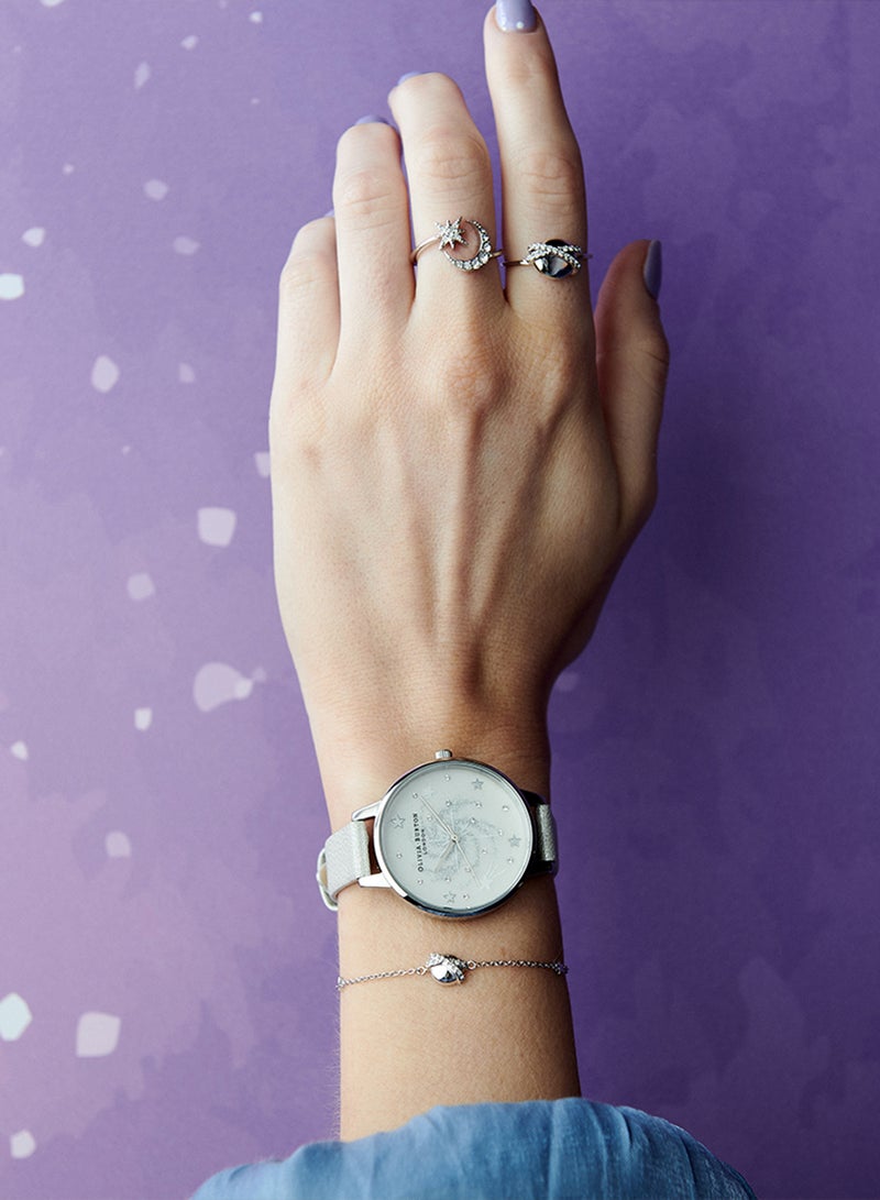 OLIVIA BURTON Women's Leather Wrist Watch OB16GD84 - Image 3