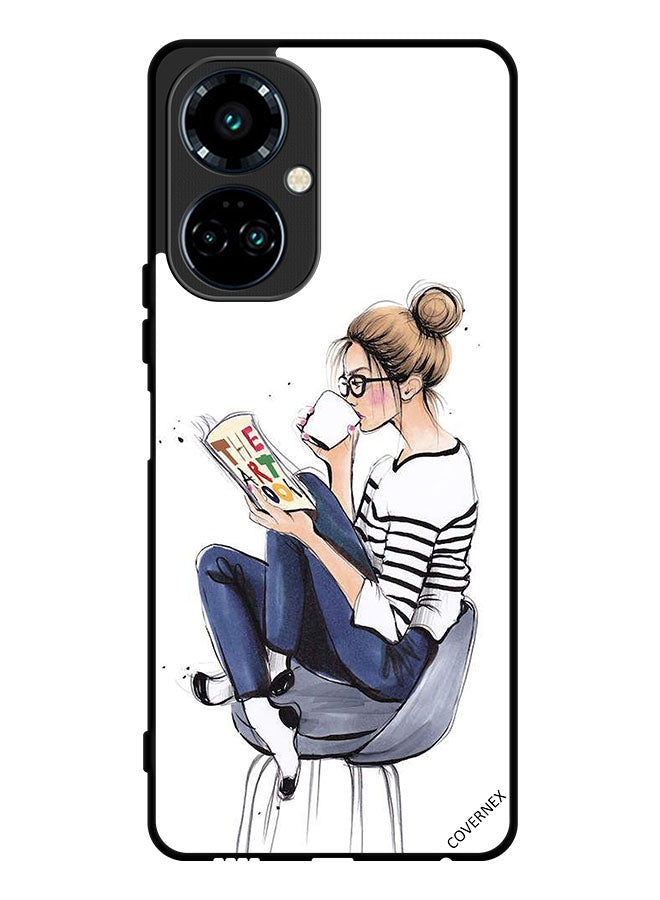 Covernex Protective Case Cover For Tecno Camon 19 Reading The Art Book - Image 1