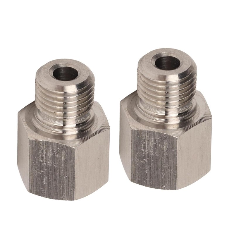 Stainless Steel M10 X 1 0 Male To 1 8 NPT Female Universal Car Pressure Gauge Adapter - Image 4