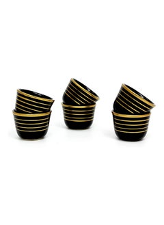 BLACKSTONE Cawa Cups, Traditional Arabian design Cups for Tea, Coffee Perfect for Home, Office, Coffee Shops, Set of 6 pcs, Made in Turkey - ECC8801  - Image 3