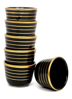 BLACKSTONE Cawa Cups, Traditional Arabian design Cups for Tea, Coffee Perfect for Home, Office, Coffee Shops, Set of 6 pcs, Made in Turkey - ECC8801  - Image 4