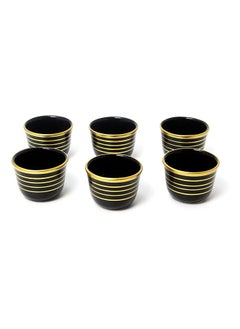 Cawa Cups, Traditional Arabian design Cups for Tea, Coffee Perfect for Home, Office, Coffee Shops, Set of 6 pcs, Made in Turkey - ECC8801 - pzsku/Z1B16FD0148C6F7A6A9E7Z/45/_/1657094720/788645cf-b3e2-4425-83d0-94fccfd14d3d