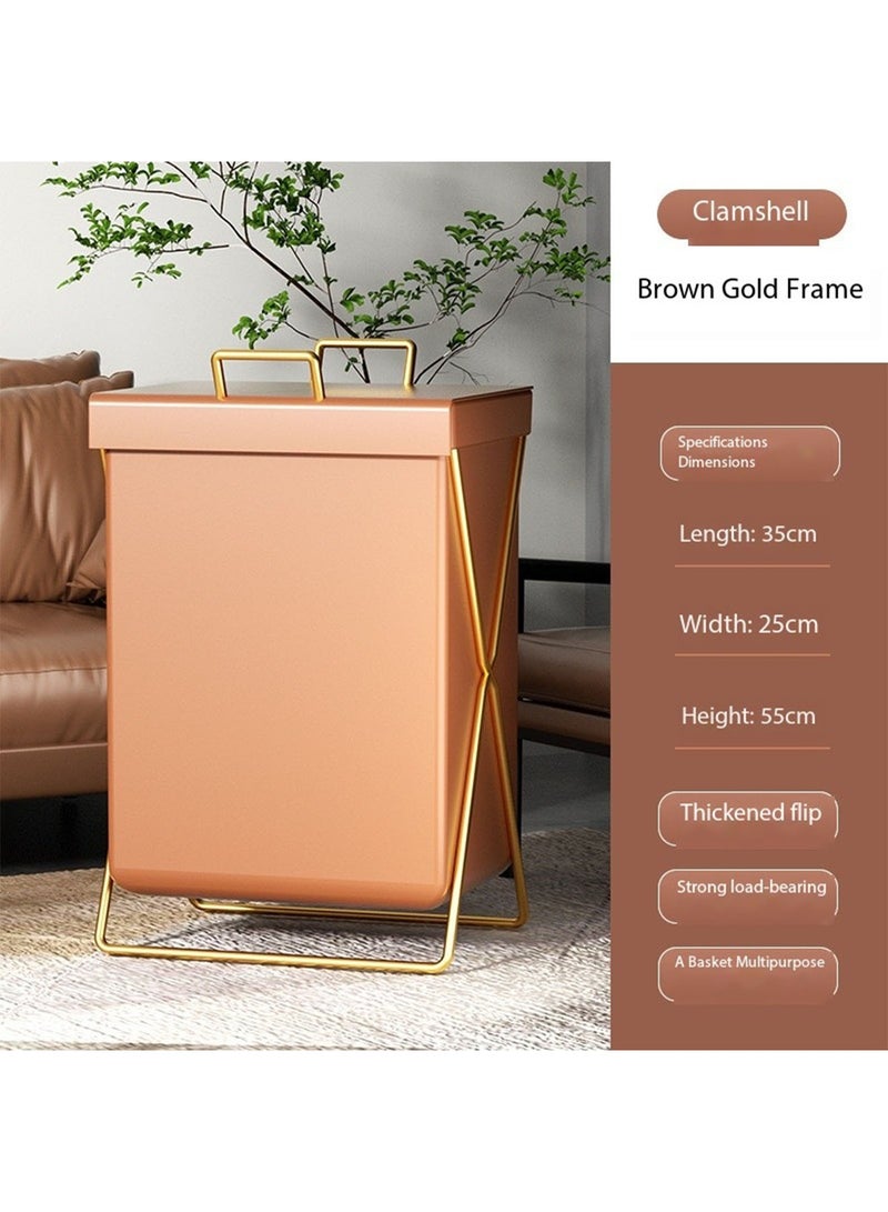 GT-Wheel Laundry Basket Clothes Storage Box Dust and Waterproof Stylish Foldable Portable Large Capacity Laundry Bag - Image 2