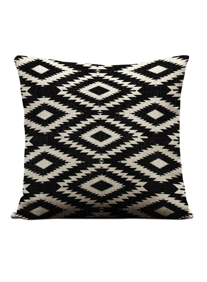 نيبمينينت غطاء وسادة ديكور أسود / بيج 45x45سنتيمتر