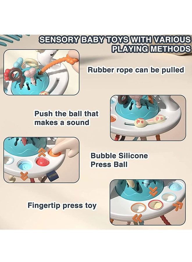 LINJIE Baby Toys 6 to 12 Months，Baby Montessori Toys, Pull Rope Activity Toys, Baby Toys Fine Motor Skills Toys 18m Gift+ - Image 2