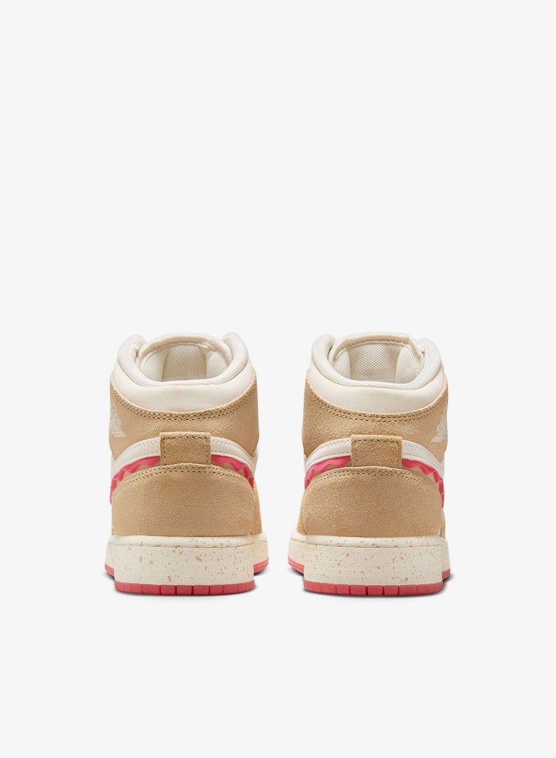 Jordan Youth Air Jordan 1 Mid Se Fem Gg - Image 4