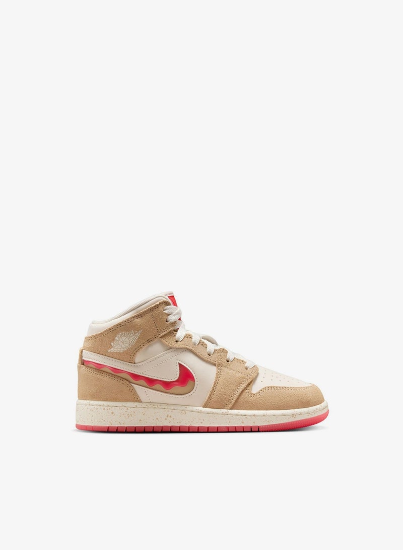 Jordan Youth Air Jordan 1 Mid Se Fem Gg - Image 1