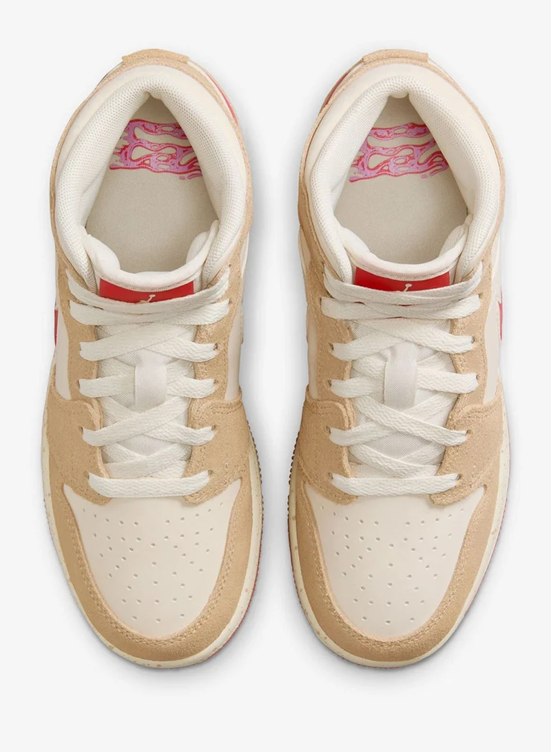 Jordan Youth Air Jordan 1 Mid Se Fem Gg