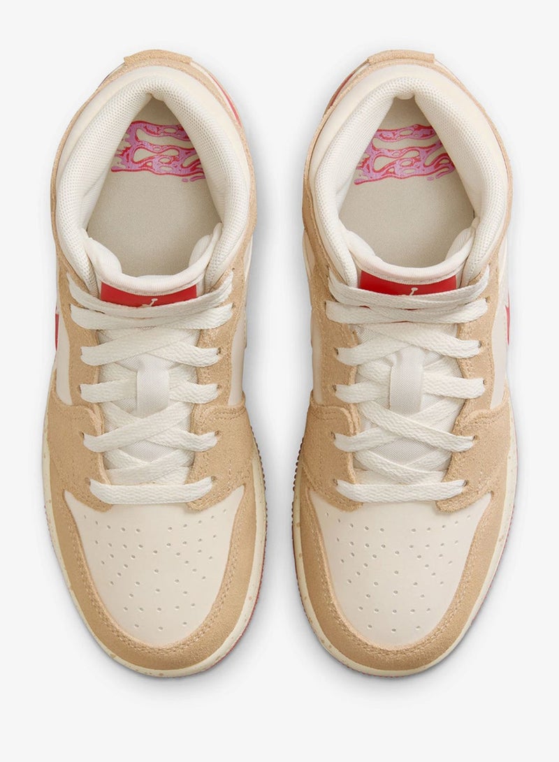 Jordan Youth Air Jordan 1 Mid Se Fem Gg - Image 5