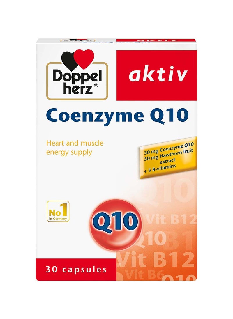Doppelherz دوبلهيرز أكتيف الإنزيم المساعد Q10، 30 كبسولة  - Image 1