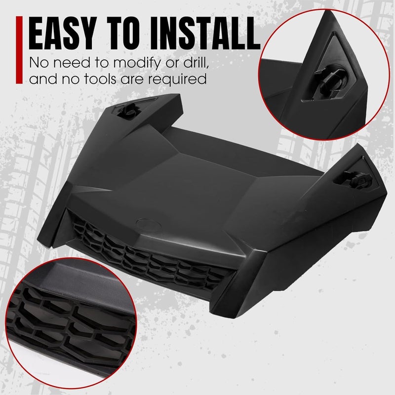 A & UTV PRO Turbo Hood Scoop, Air Intake Kit Compatible with 2019-2023 Polaris RZR XP 1000 / XP 4 1000 / Turbo S/Turbo 4 S Accessories - Image 3