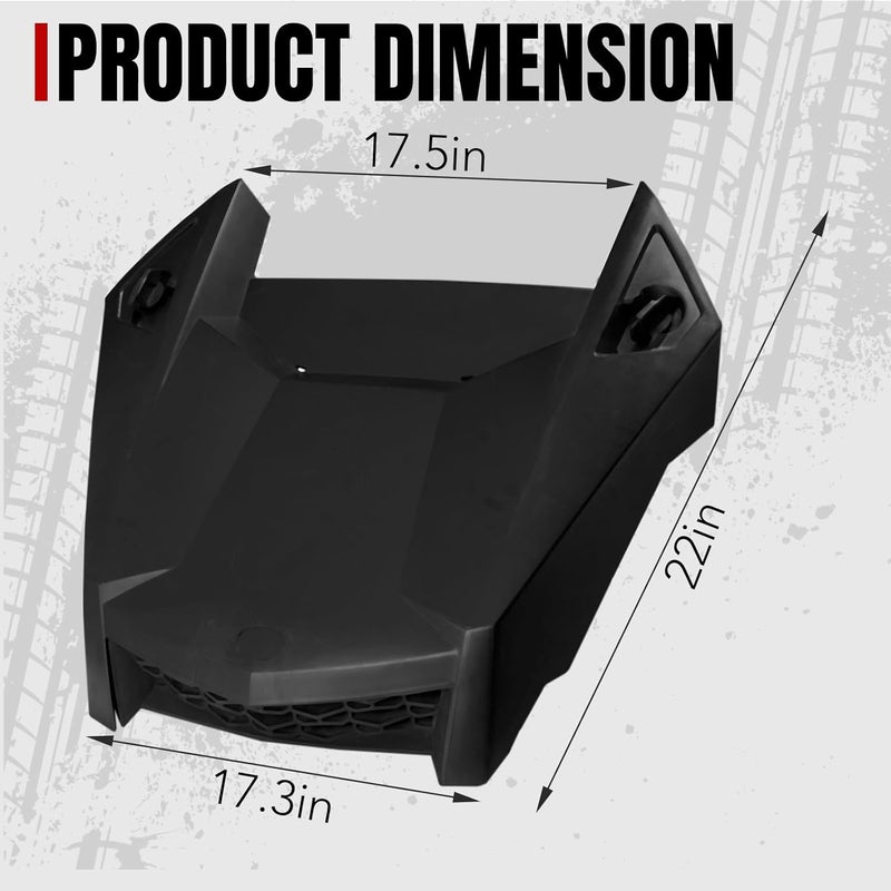 A & UTV PRO Turbo Hood Scoop, Air Intake Kit Compatible with 2019-2023 Polaris RZR XP 1000 / XP 4 1000 / Turbo S/Turbo 4 S Accessories - Image 4