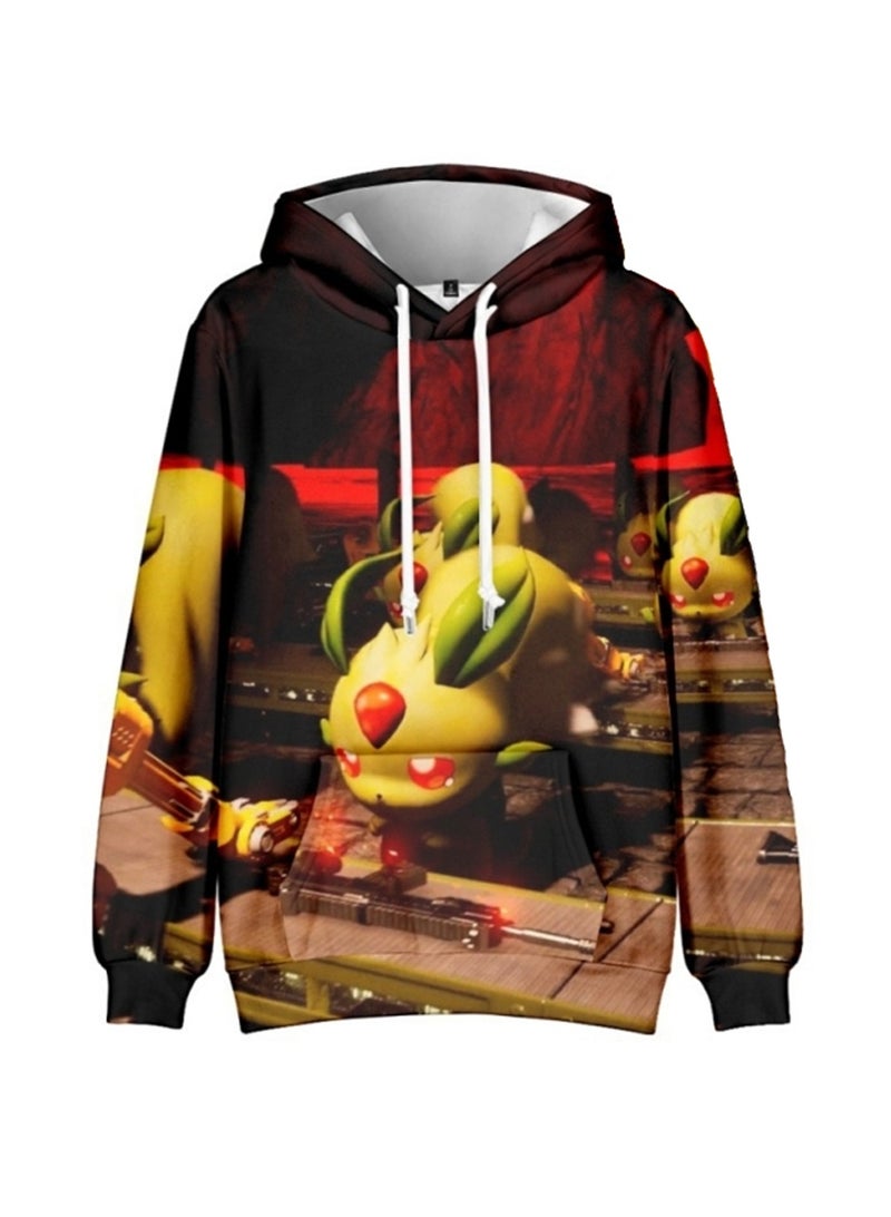 Palworld Phantom Pallu 3D digital print street trend hooded sweatshirt for Adults and Children - Image 1