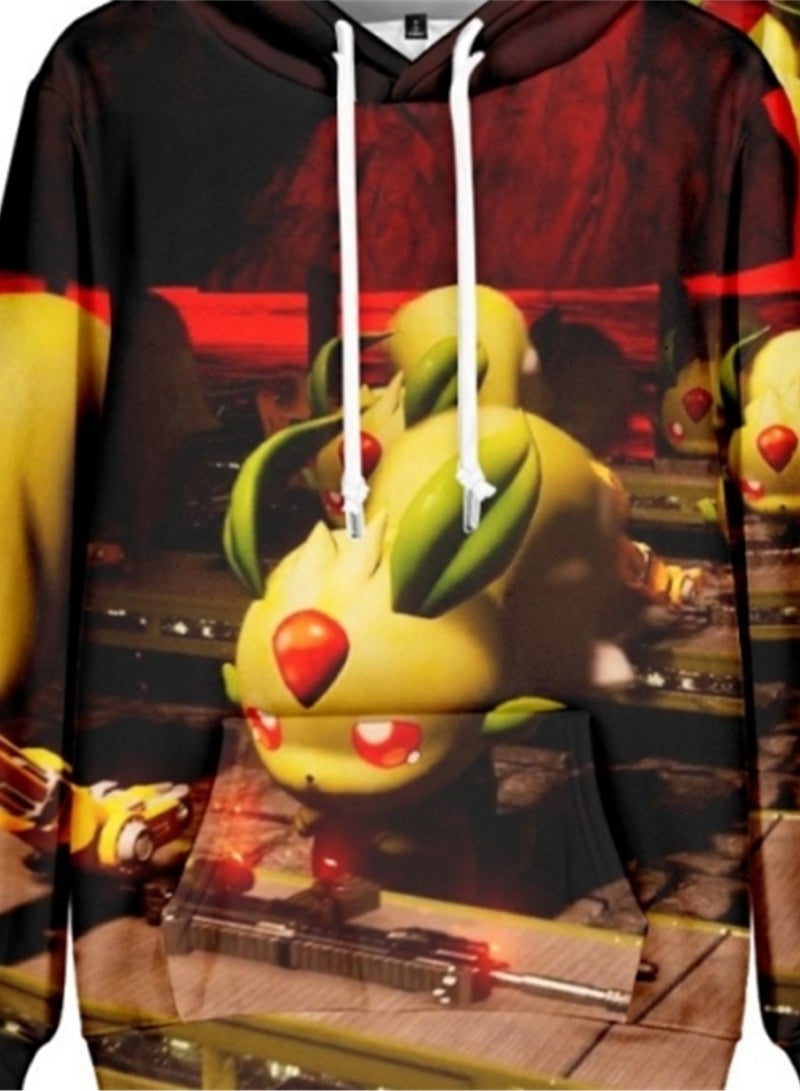 Palworld Phantom Pallu 3D digital print street trend hooded sweatshirt for Adults and Children - Image 4