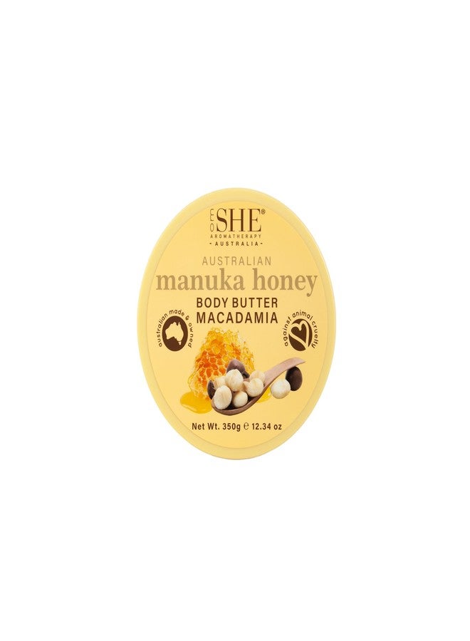 Om She Aromatherapy Manuka Honey Body Butter with Macadamia 12.34oz - Nourishing and Hydrating, Australian Manuka Honey, Organic Shea and Cocao Butter, Soothing. Australian Made. - Image 2